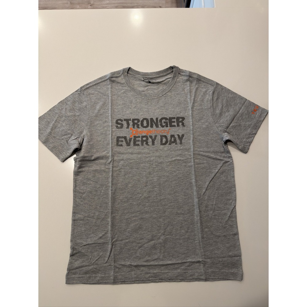 Orangetheory Summer Strength Mens L Gray Stronger Every Day T-Shirt OTF 2026